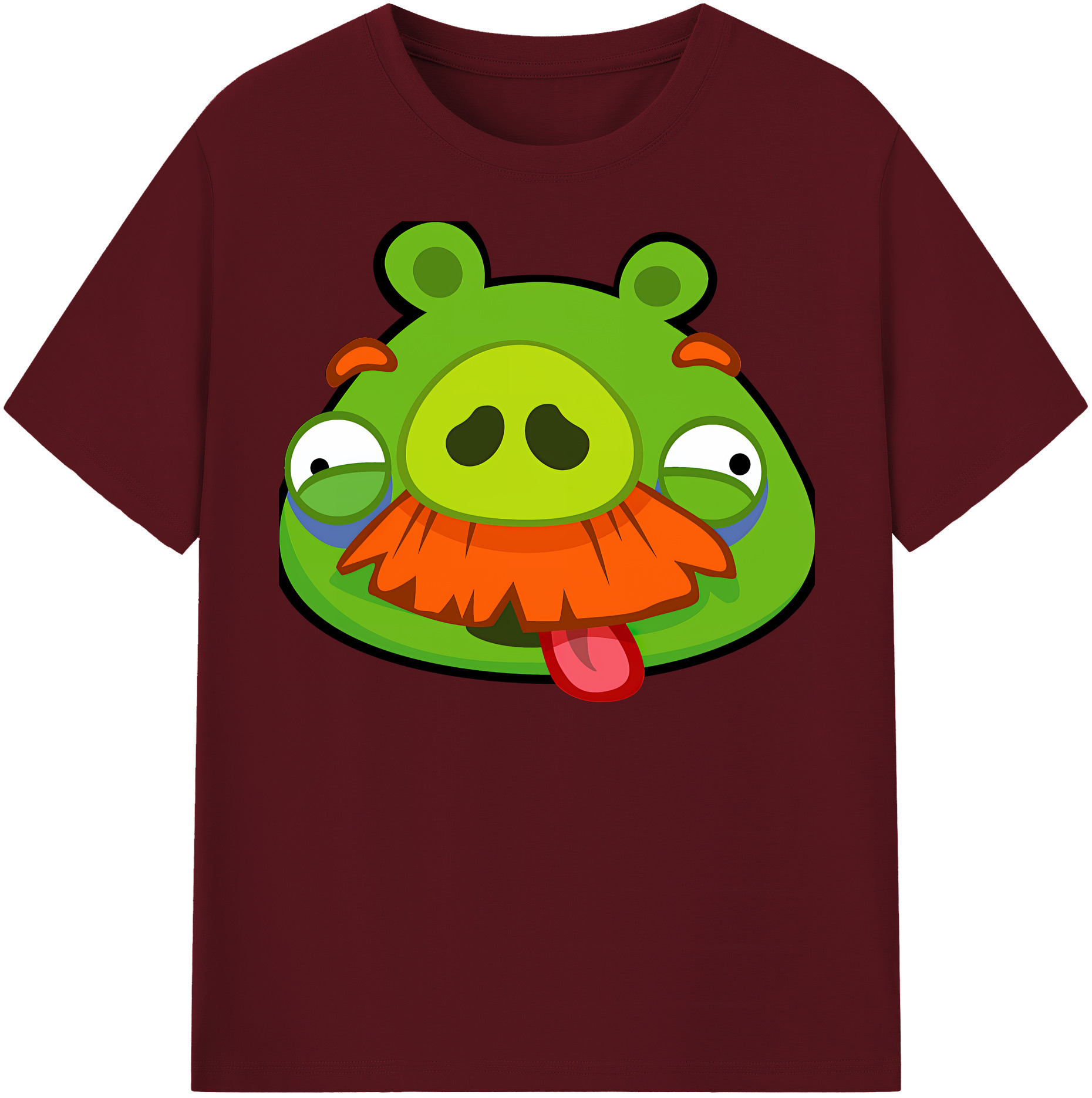 （画像用） Angry Birds アングリーバード 綿100％半袖Tシャツ（フロントプリント）